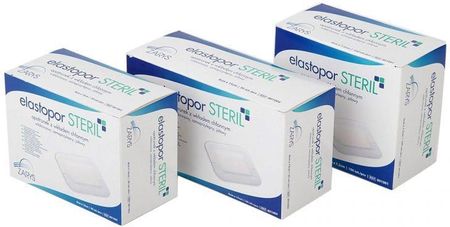 ELASTOPOR STERIL Opatrunek sterylny jałowy z wkładem chłonnym 5x7,2cm 100szt - zdjęcie 3