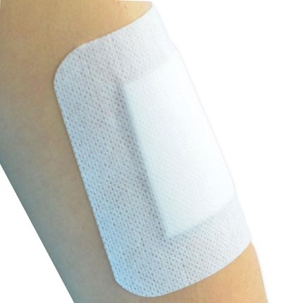 ELASTOPOR STERIL Opatrunek sterylny jałowy z wkładem chłonnym 5x7,2cm 100szt - zdjęcie 2