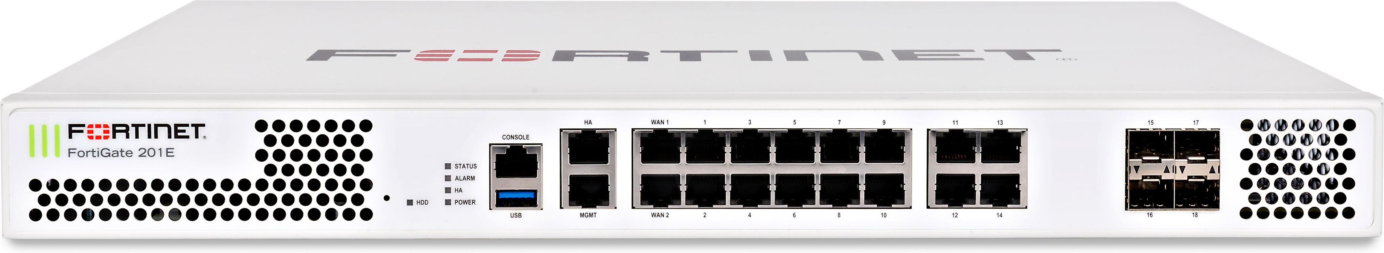 Firewall sprzętowy Fortinet FortiGate 201E bez licencji FG 201E