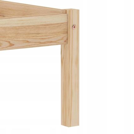 Rama Łóżka Lite Drewno Sosnowe 90X200 Cm 8895992839 - zdjęcie 2