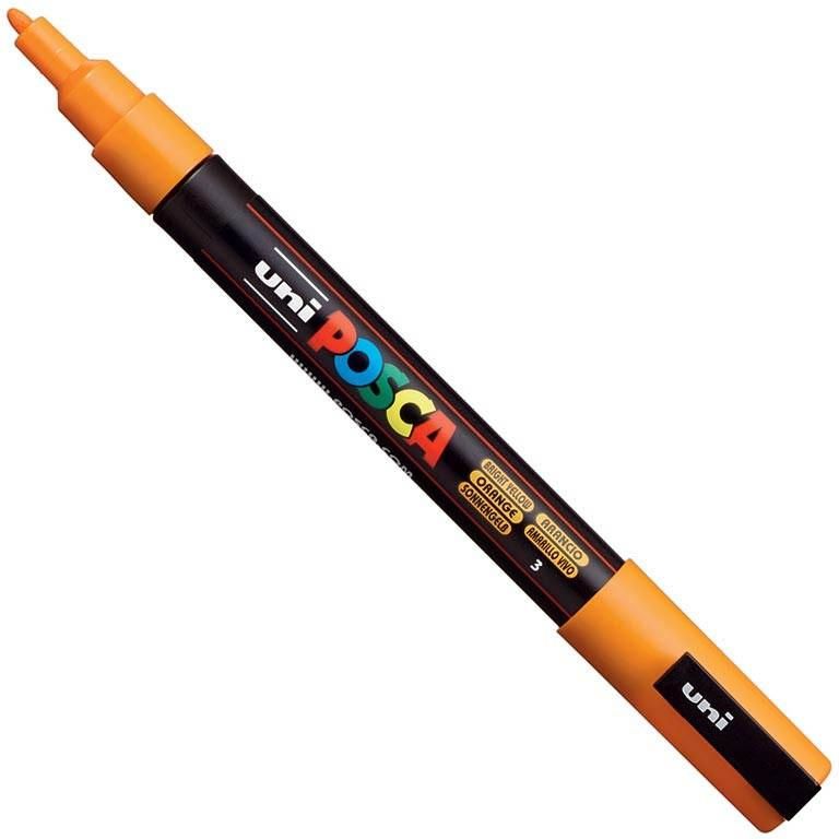 Uni Marker Posca Pc 3M Bright Yellow Ceny I Opinie Ceneo Pl