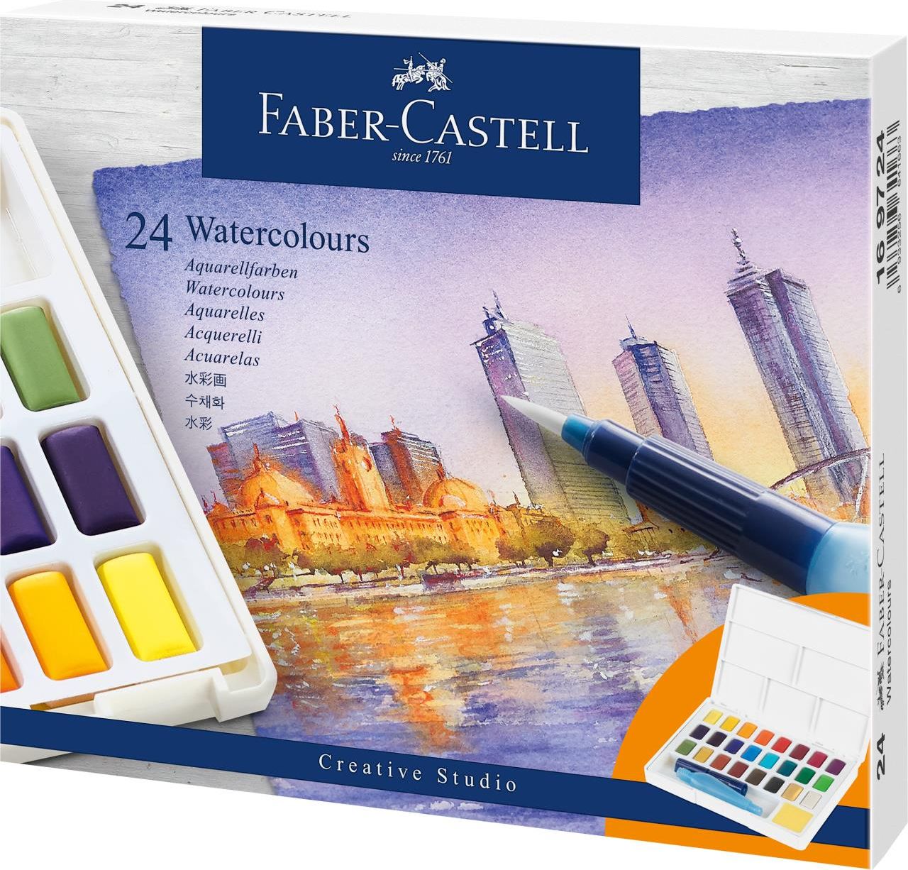 Fabercastell Farby Akwarelowe W Kostkach Creative Studio Fabercastell