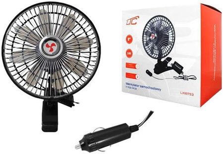 LTC WENTYLATOR SAMOCHODOWY 24V, 8” Z REGULACJĄ - zdjęcie 2