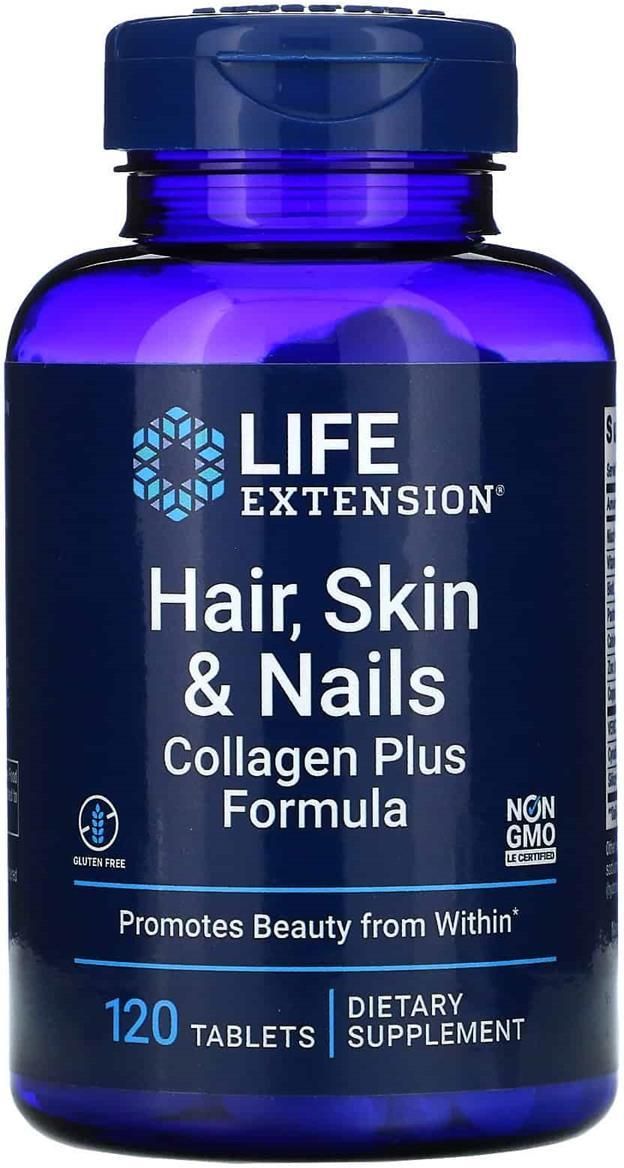 Life Extension Włosy Skóra I Paznokcie Collagen Plus 120 Tabl Opinie