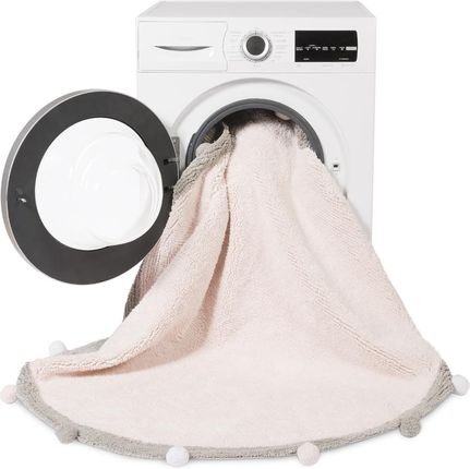 Lorena Canals Dywan bawełniany Bubbly Soft Pink Ø 120cm - zdjęcie 5