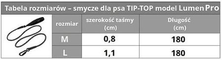 Truelove Smycz Lumen Pro M Szary - zdjęcie 3