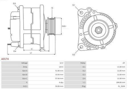 Alternator AS-PL A6374 - zdjęcie 2
