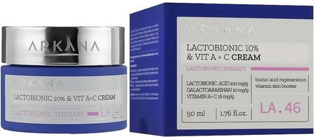 Krem Arkana Z 10% Kwasem Laktobionowym I Witaminami A+C Na Dzień I Noc 50ml - zdjęcie 2