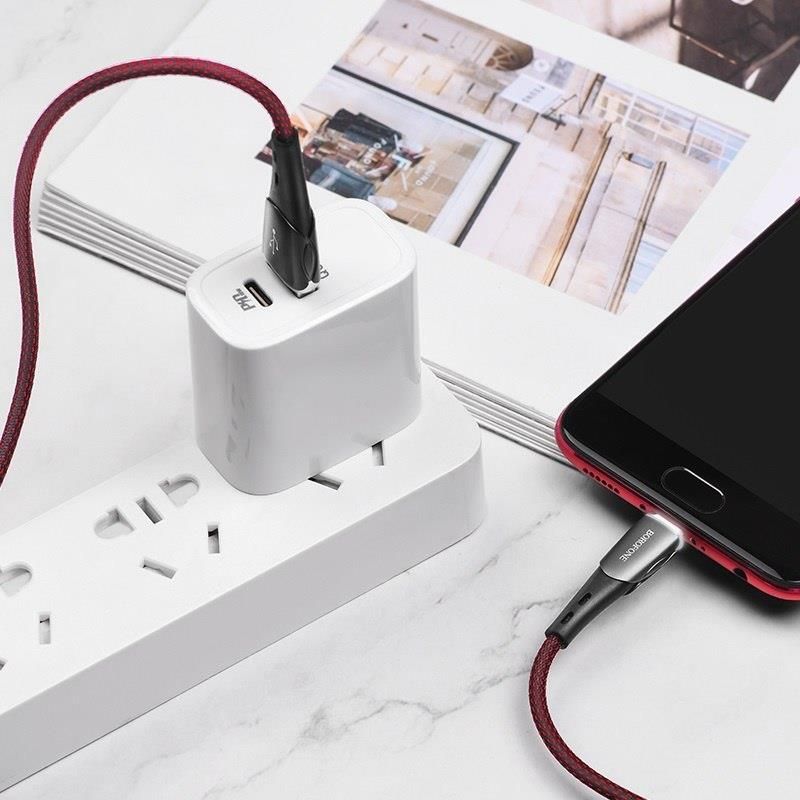 Adowarka Do Telefonu Borofone Kabel Usba Do Micro Usb Pod Wietlane