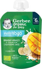 Zdjęcie Gerber Organic Deserek W Tubce Banany Mango Z Jogurtem I Płatkami Zbóż dla niemowląt po 6 miesiącu 80g - Puławy