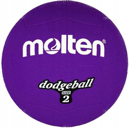 Piłka Gumowa Molten Db2-V Fiolet Dodgeball Zbijak - zdjęcie 2