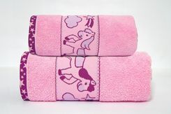 Zdjęcie Ręcznik dziecięcy frotte Kids 70x125 pony koniki - Pabianice
