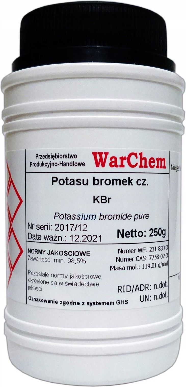 Drobne Akcesoria Medyczne WARCHEM Bromek Potasu 250g Ceny I Opinie