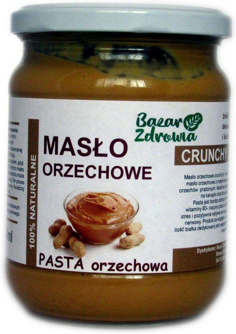 Mas O Orzechowe Pasta Peanut Butter Crunchy Z Kawa Kami Orzech W G