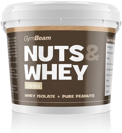 Gymbeam Białkowe Masło Orzechowe Nuts & Whey 1000G - zdjęcie 2