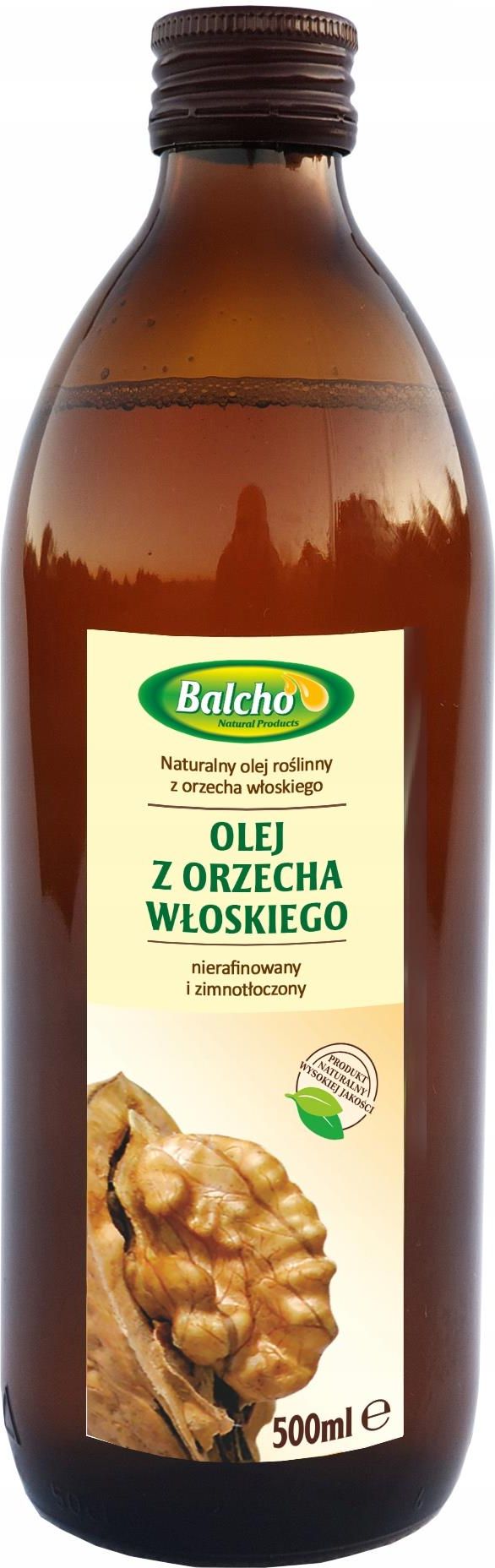 Olej z Orzecha Włoskiego 500ml Balcho Naturalny Ceny i opinie Ceneo pl