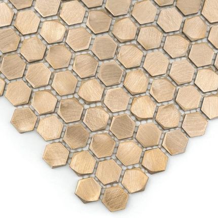 Dunin Allumi Gold Hexagon 14 30x30 - zdjęcie 4