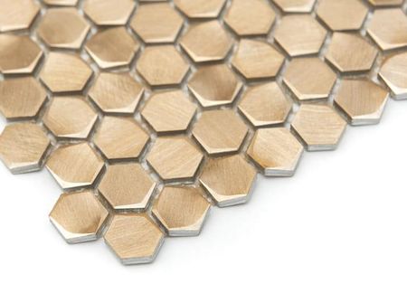 Dunin Allumi Gold Hexagon 14 30x30 - zdjęcie 2