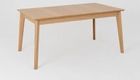 Stół Wooyou prostokątny, prostokątny stół rozkładany, stół uniwersalny, stół skandynawski, stół dębowy