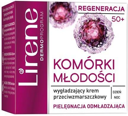 Krem Lirene Komórki Młodości Wygładzający Przeciwzmarszczkowy 50+ na dzień i noc 50ml - zdjęcie 2