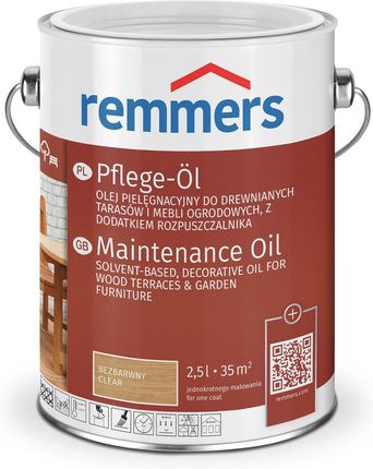 Remmers Pflege-Ol Olej Do Tarasu Dąb Jasny 2,5L - zdjęcie 4