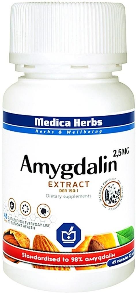 Medica Herbs Amigdalina Mg Amygdalin B Pestki Moreli Wyci G Kaps