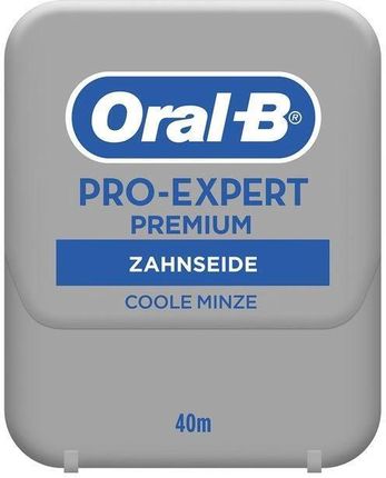 Oral B Pro-Expert Premium Woskowana Nić Dentystyczna O Smaku Mięty Cool Mint 40 M - zdjęcie 2