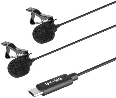Boya By-M3D - Mikrofon Krawatowy Ze Złączem Usb-C, Podwójny Boya By-M3D - zdjęcie 5