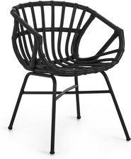 Krzesło STYLIE 73x58 kolor czarny - zdjęcie 1