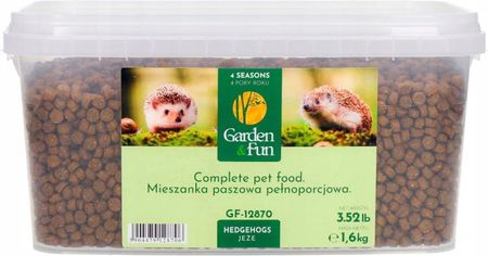Garden&Fun Karma dla jeży wolnożyjących 1,6kg - zdjęcie 3