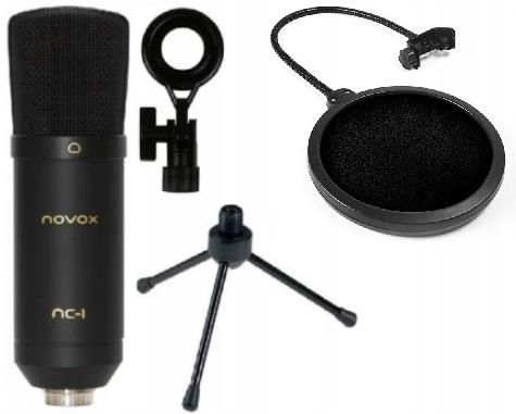 Mikrofon Novox Nc 1 Black Mikrofon Pojemnościowy Usb Zestaw Ceny i