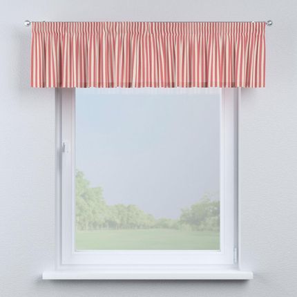 Dekoria Lambrekin na taśmie marszczącej czerwono białe pasy (1 5cm) 260x40cm Quadro - zdjęcie 2