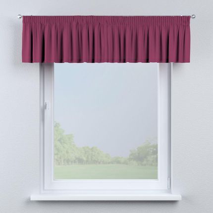 Dekoria Lambrekin na taśmie marszczącej Plum (śliwkowy) 260x40cm Cotton Panama - zdjęcie 2