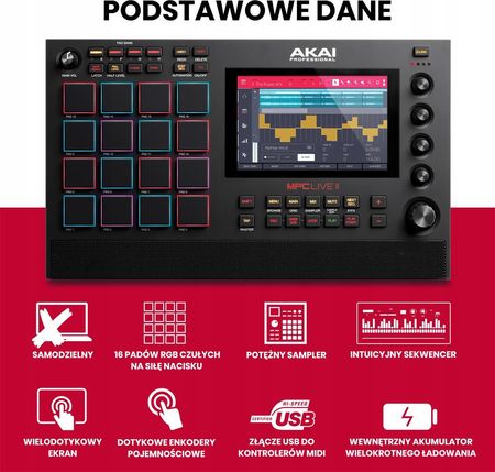 Akai MPC LIVE II - zdjęcie 4
