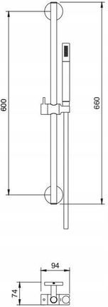 Omnires Microphone Suwany Czarny (MICROPHONESBL) - zdjęcie 4