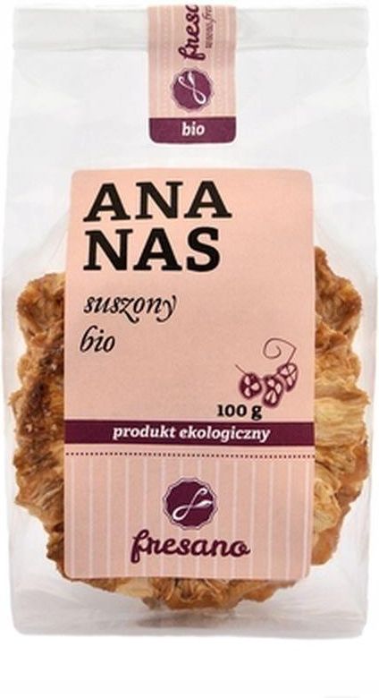 Ananas Bio Suszony Krążki 100g Smaczny Ceny i opinie Ceneo pl