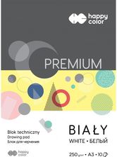 Zdjęcie Blok Techniczny Biały A3 Happy Color Premium 250G - Bochnia