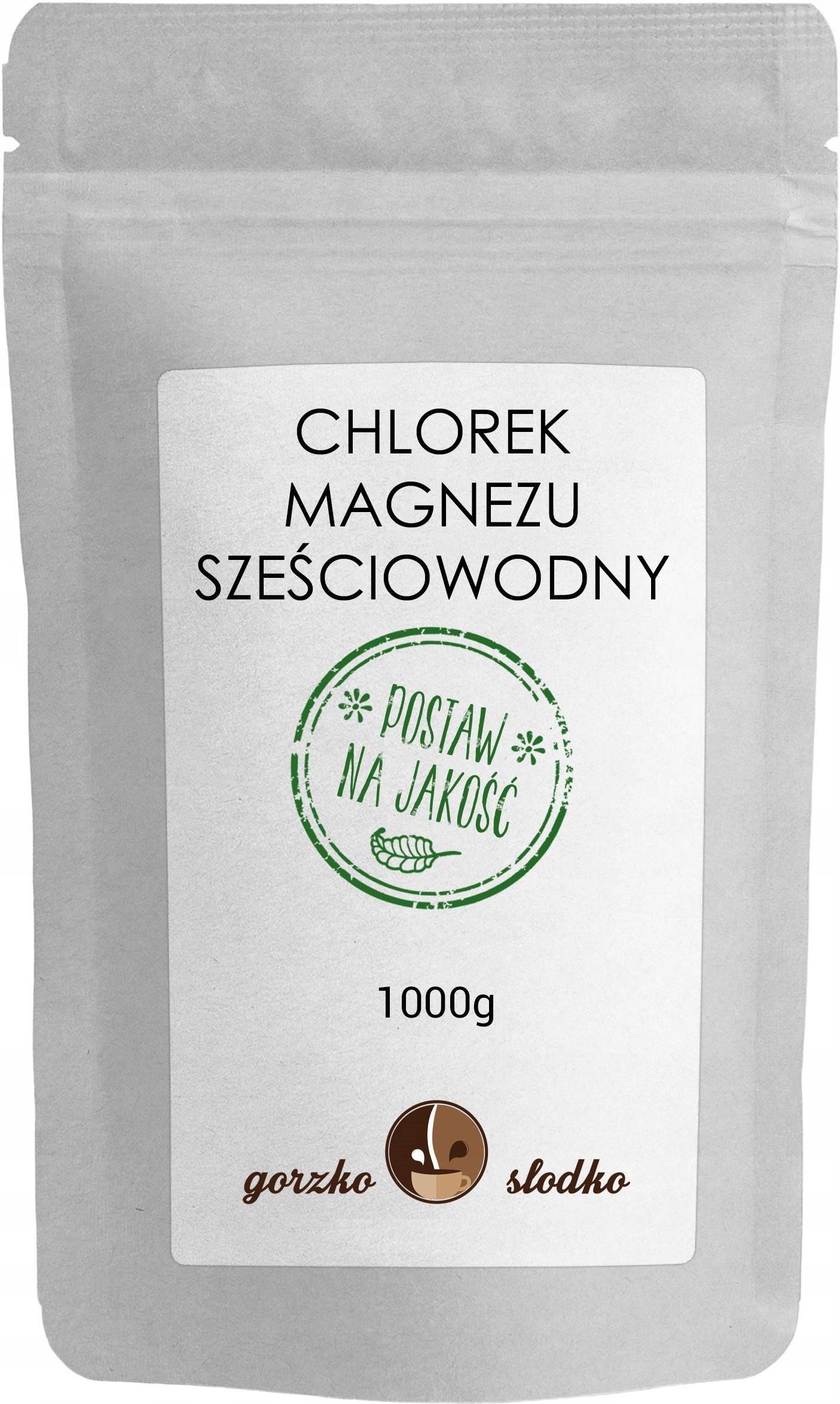 Chlorek Magnezu sześciowodny czda czysty 1kg Ceny i opinie Ceneo pl