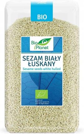 Bio Planet Sezam Biały łuskany Bio 1 kg - zdjęcie 3