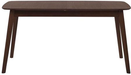 Beliani Stół Do Jadalni 150X90 Cm Ciemne Drewno Madox - zdjęcie 5