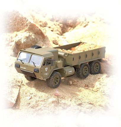 Jjrc Ciężarówka Wojskowa P801 6X6 2.4Ghz Rtr Zielona - zdjęcie 5
