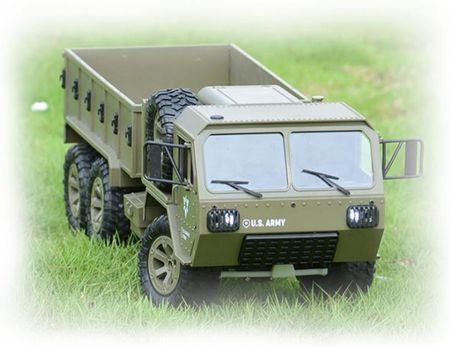 Jjrc Ciężarówka Wojskowa P801 6X6 2.4Ghz Rtr Zielona - zdjęcie 3
