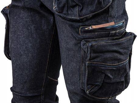 Spodnie Robocze Neo Jeans Stretch 5 Kieszeni Xl - zdjęcie 4