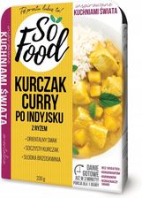 Zdjęcie Kurczak Curry po Indyjsku z ryżem 330g So Food - Poznań