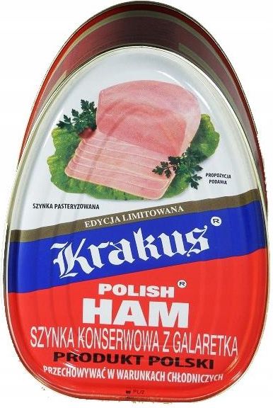 Konserwa Szynka Konserwowa Krakus Polish Ham 455g Ceny I Opinie