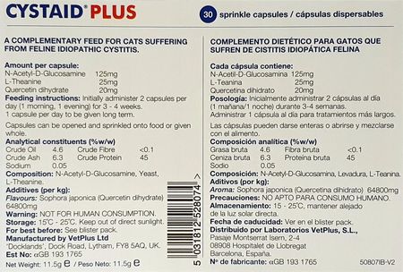 Cystaid Plus Koty 30kaps. pęcherz, układ moczowy - zdjęcie 2
