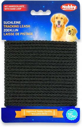 Smycz dla Psa 15m długa pleciona linka nylon Nobby - zdjęcie 2