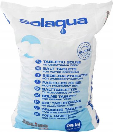 Tabletki Solne Do Uzdatniania Wody H2O Sól 25KG - zdjęcie 2