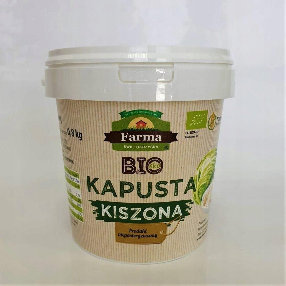 Bio Kapusta Kiszona Niepasteryzowana 1kg Wiadro Ceny I Opinie Ceneo Pl