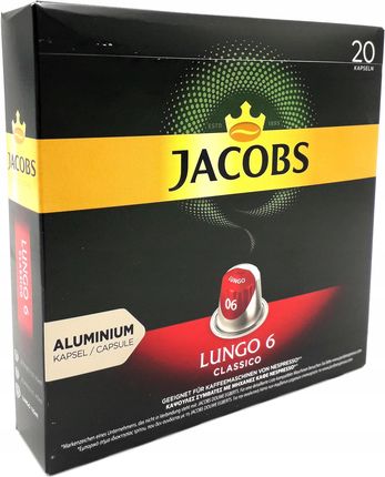 20 Sztuk Jacobs Kapsułki do Nespresso Lungo 6/12 - zdjęcie 4